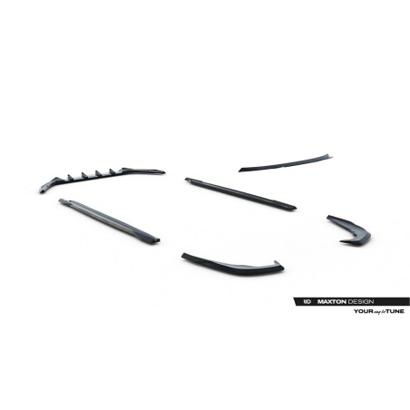 Kit carrosserie Maxton Design Skoda Octavia Combi Mk4 restylée (2024+) : lame avant, bas de caisse, lame arrière, becquet