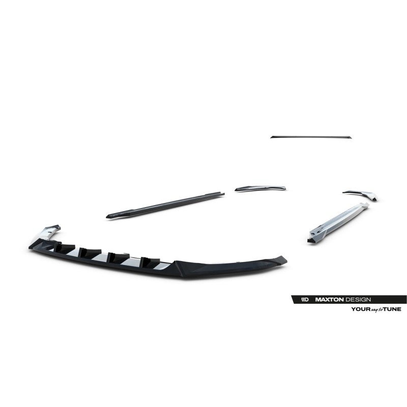 Kit carrosserie Maxton Design Skoda Octavia Combi Mk4 restylée (2024+) : lame avant, bas de caisse, lame arrière, becquet