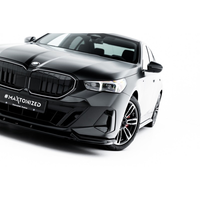 Kit carrosserie Maxton Design BMW Série 5 M-Pack Berline G60 V.1 (2023+) : lame avant, bas de caisse, lame arrière, becquet