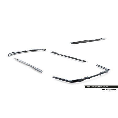 Kit carrosserie Maxton Design BMW Série 5 M-Pack Berline G60 V.2 (2023+) : lame avant, bas de caisse, lame arrière, becquet