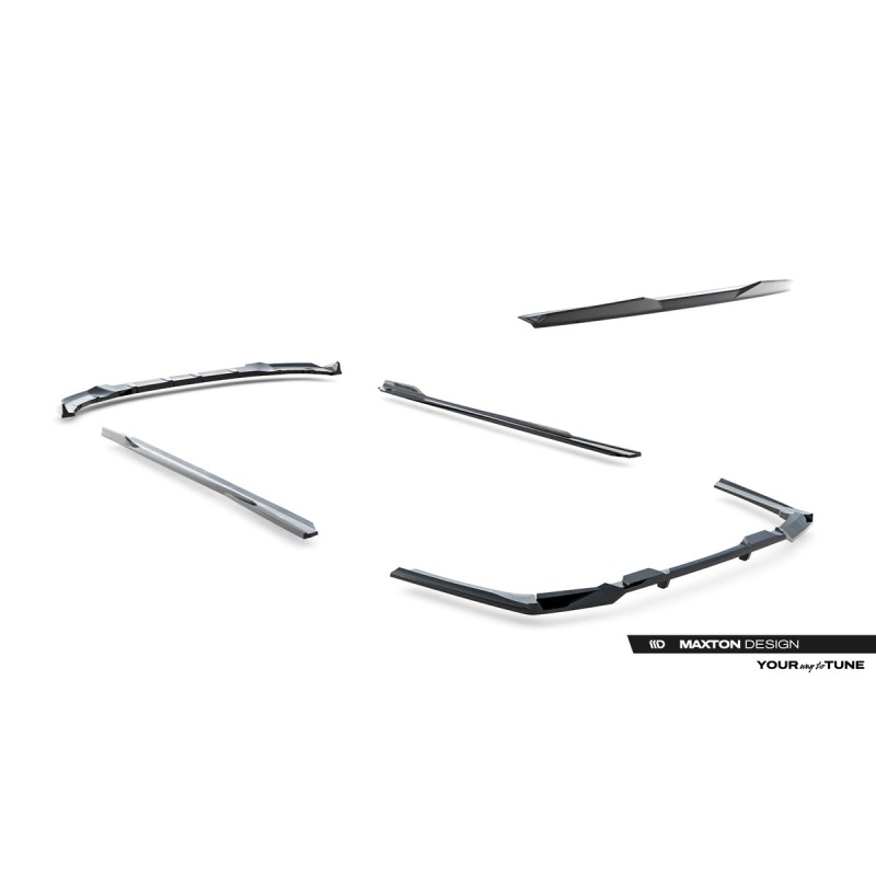 Kit carrosserie Maxton Design BMW Série 5 M-Pack Berline G60 V.2 (2023+) : lame avant, bas de caisse, lame arrière, becquet