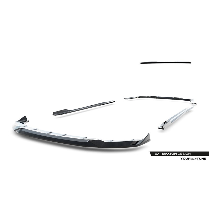 Kit carrosserie Maxton Design BMW Série 5 M-Pack Berline G60 V.2 (2023+) : lame avant, bas de caisse, lame arrière, becquet
