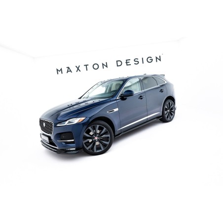 Kit carrosserie Maxton Design Jaguar F-Pace R-Sport X761 restylée (2020-2025) : lame avant, bas de caisse, lame arrière, becquet