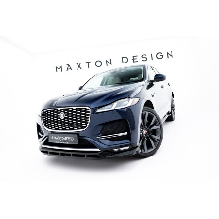 Kit carrosserie Maxton Design Jaguar F-Pace R-Sport X761 restylée (2020-2025) : lame avant, bas de caisse, lame arrière, becquet