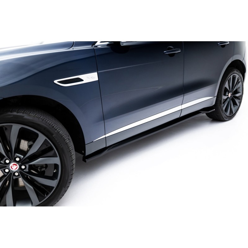 Kit carrosserie Maxton Design Jaguar F-Pace R-Sport X761 restylée (2020-2025) : lame avant, bas de caisse, lame arrière, becquet