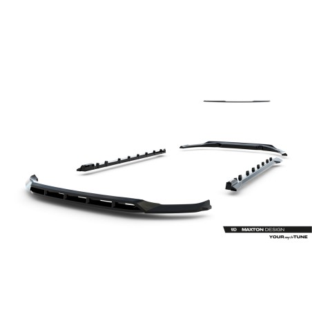 Kit carrosserie Maxton Design Jaguar F-Pace R-Sport X761 restylée (2020-2025) : lame avant, bas de caisse, lame arrière, becquet