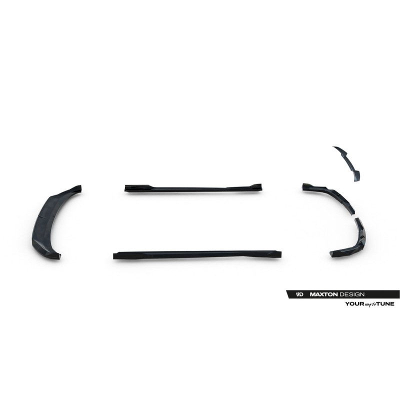 Kit carrosserie Maxton Design BMW X3 M-Pack G45 (2024+) : lame avant, bas de caisse, lame arrière, becquet
