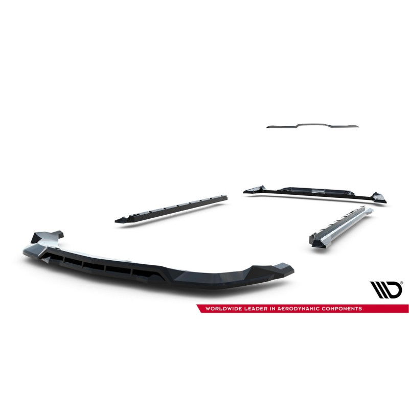 Kit carrosserie Maxton Design Forthing T-Five Mk1 (2023+) : lame avant, bas de caisse, lame arrière, becquet