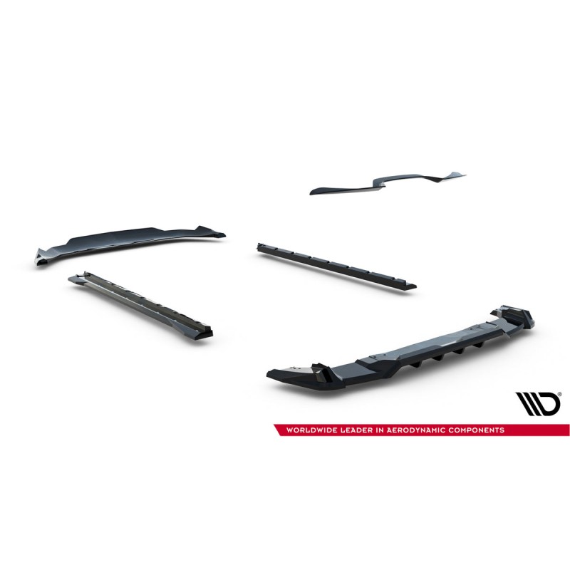 Kit carrosserie Maxton Design Forthing T-Five Mk1 (2023+) : lame avant, bas de caisse, lame arrière, becquet
