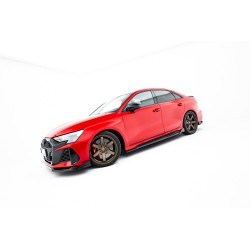 Kit carrosserie Maxton Design Audi RS3 Berline 8Y restylée V.2 (2024+) : lame avant, bas de caisse, lame arrière, becquet