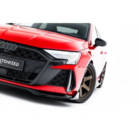 Kit carrosserie Maxton Design Audi RS3 Berline 8Y restylée V.2 (2024+) : lame avant, bas de caisse, lame arrière, becquet