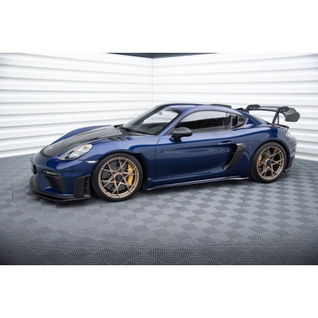 Kit carrosserie Maxton Design Porsche 718 Cayman GT4 RS 982c (2021-2025) : lame avant, bas de caisse, lames arrière
