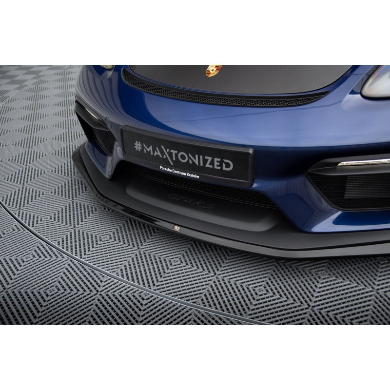 Kit carrosserie Maxton Design Porsche 718 Cayman GT4 RS 982c (2021-2025) : lame avant, bas de caisse, lames arrière