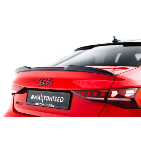 Kit carrosserie Maxton Design Audi RS3 Berline 8Y restylée V.1 (2024+) : lame avant, bas de caisse, lame arrière, becquet