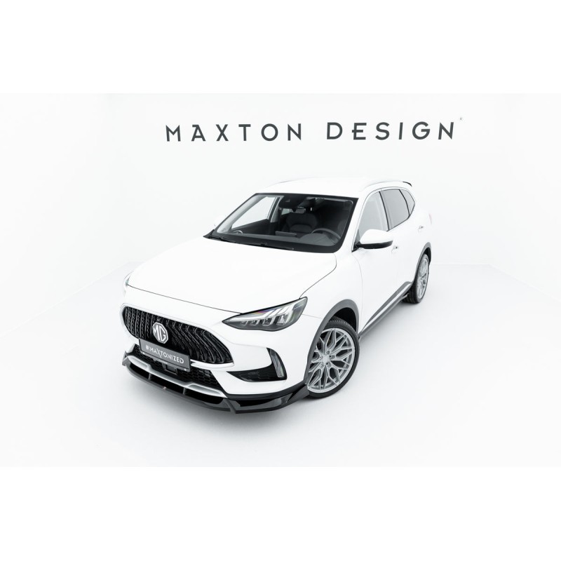 Kit carrosserie Maxton Design MG HS Mk1 restylée (2020-2025) : lame avant, bas de caisse, lame arrière, becquet