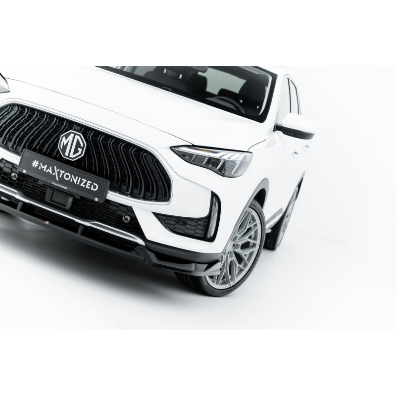 Kit carrosserie Maxton Design MG HS Mk1 restylée (2020-2025) : lame avant, bas de caisse, lame arrière, becquet