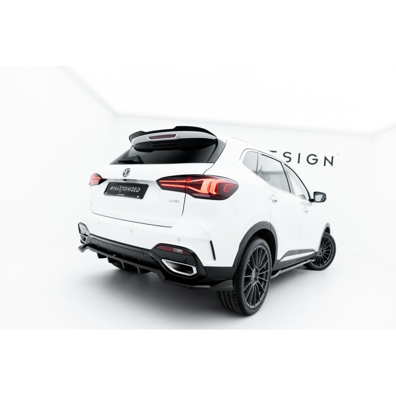 Kit carrosserie Maxton Design MG HS Mk1 restylée (2020-2025) : lame avant, bas de caisse, lame arrière, becquet