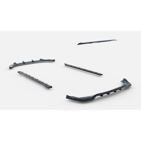Kit carrosserie Maxton Design MG HS Mk1 restylée (2020-2025) : lame avant, bas de caisse, lame arrière, becquet