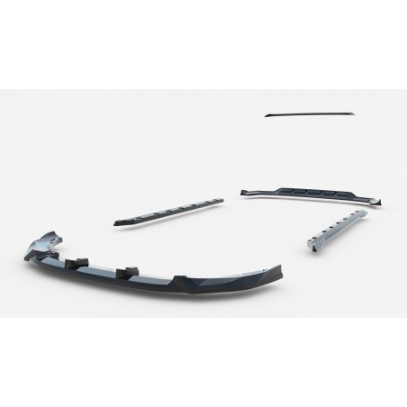 Kit carrosserie Maxton Design MG HS Mk1 restylée (2020-2025) : lame avant, bas de caisse, lame arrière, becquet