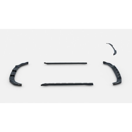 Kit carrosserie Maxton Design MG HS Mk1 restylée (2020-2025) : lame avant, bas de caisse, lame arrière, becquet