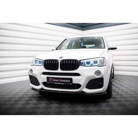 Kit carrosserie Maxton Design BMW X3 M-Pack F25 restylée (2014-2017) : lame avant, bas de caisse, lames arrière, becquet