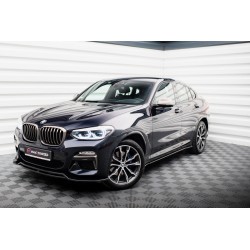 Kit carrosserie Maxton Design BMW X4 M-Pack G02 (2018-2021) : lame avant, bas de caisse, lame arrière, lames arrière, becquet
