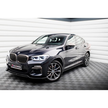 Kit carrosserie Maxton Design BMW X4 M-Pack G02 (2018-2021) : lame avant, bas de caisse, lame arrière, lames arrière, becquet