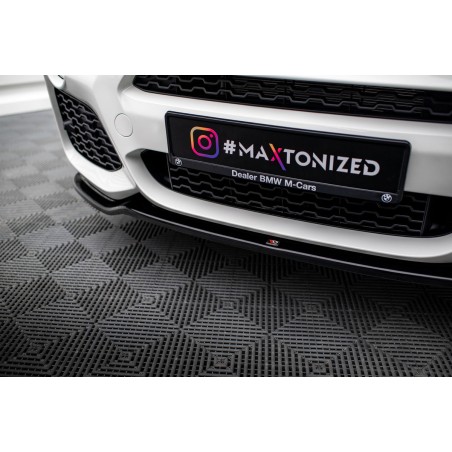 Kit carrosserie Maxton Design BMW X3 M-Pack F25 restylée (2014-2017) : lame avant, bas de caisse, lames arrière, becquet