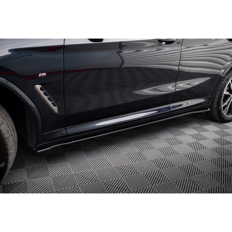 Kit carrosserie Maxton Design BMW X4 M-Pack G02 (2018-2021) : lame avant, bas de caisse, lame arrière, lames arrière, becquet