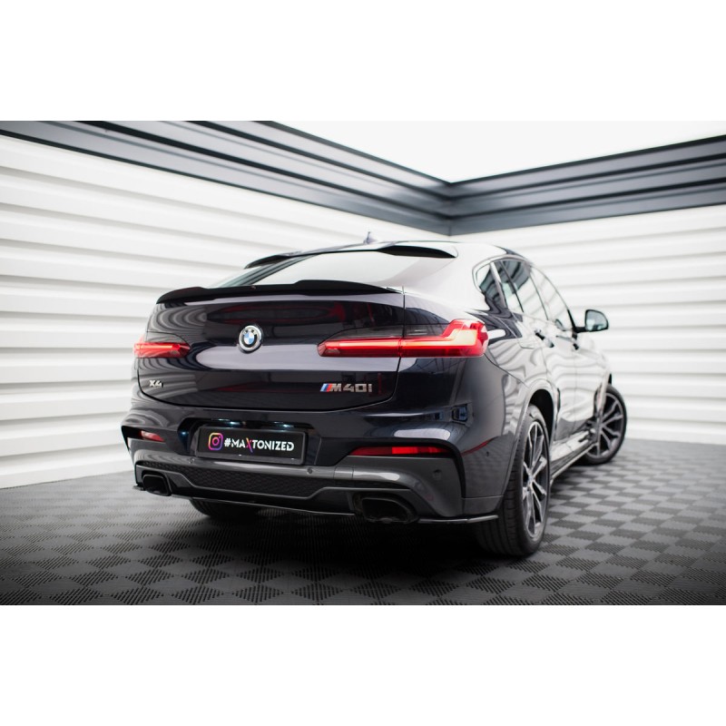 Kit carrosserie Maxton Design BMW X4 M-Pack G02 (2018-2021) : lame avant, bas de caisse, lame arrière, lames arrière, becquet
