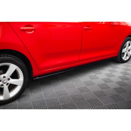 Kit carrosserie Maxton Design Skoda Rapid Spaceback (2012-2019) : lame avant, bas de caisse, lames arrière, becquet