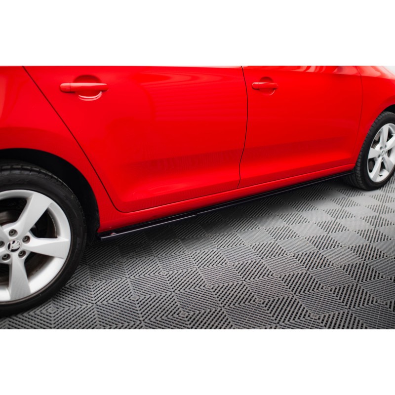 Kit carrosserie Maxton Design Skoda Rapid Spaceback (2012-2019) : lame avant, bas de caisse, lames arrière, becquet