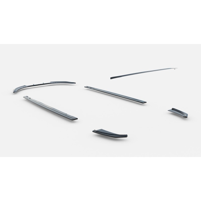 Kit carrosserie Maxton Design Ford S-Max Titanium Mk1 restylée (2010-2014) : lame avant, bas de caisse, lames arrière, becquet