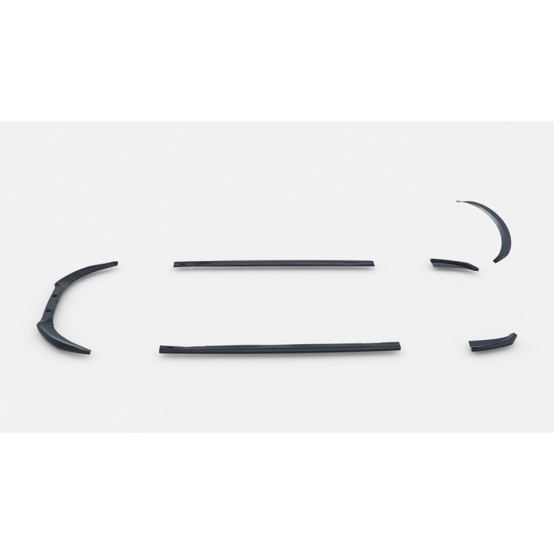 Kit carrosserie Maxton Design Ford S-Max Titanium Mk1 restylée (2010-2014) : lame avant, bas de caisse, lames arrière, becquet
