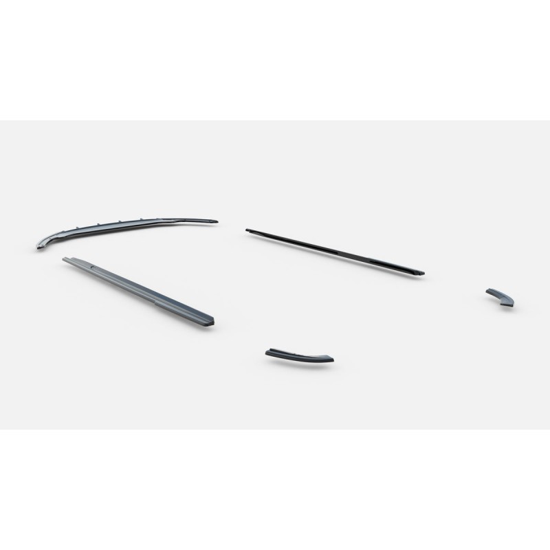 Kit carrosserie Maxton Design Skoda Rapid Spaceback (2012-2019) : lame avant, bas de caisse, lames arrière, becquet
