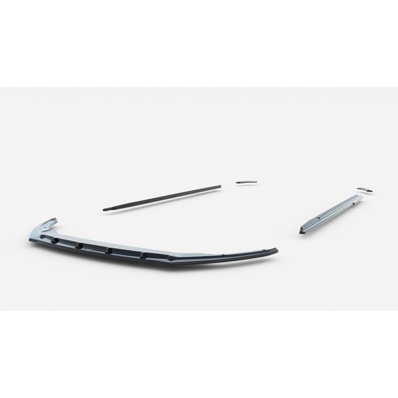 Kit carrosserie Maxton Design Skoda Rapid Spaceback (2012-2019) : lame avant, bas de caisse, lames arrière, becquet