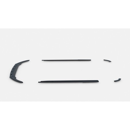 Kit carrosserie Maxton Design Skoda Rapid Spaceback (2012-2019) : lame avant, bas de caisse, lames arrière, becquet