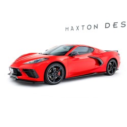 Kit carrosserie Maxton Design Chevrolet Corvette C8 (2020+) : lame avant, bas de caisse, lame arrière