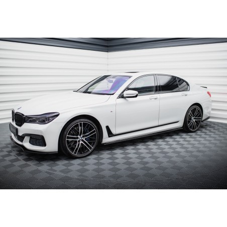 Kit carrosserie Maxton Design BMW Série 7 M-Pack G11 (2015-2018) : lame avant, bas de caisse, lame arrière, becquet
