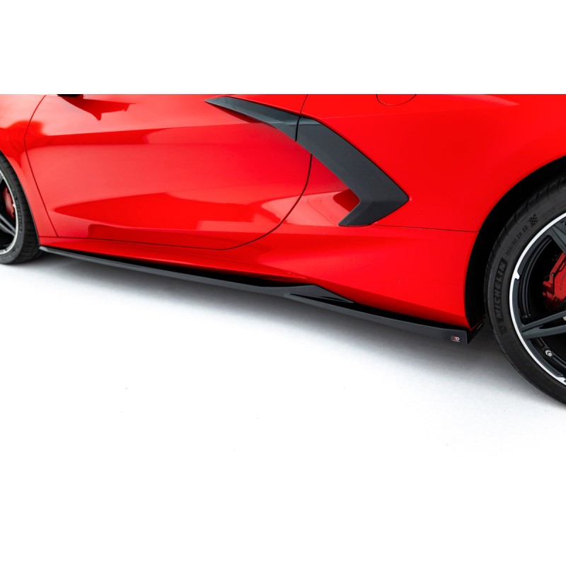 Kit carrosserie Maxton Design Chevrolet Corvette C8 (2020+) : lame avant, bas de caisse, lame arrière