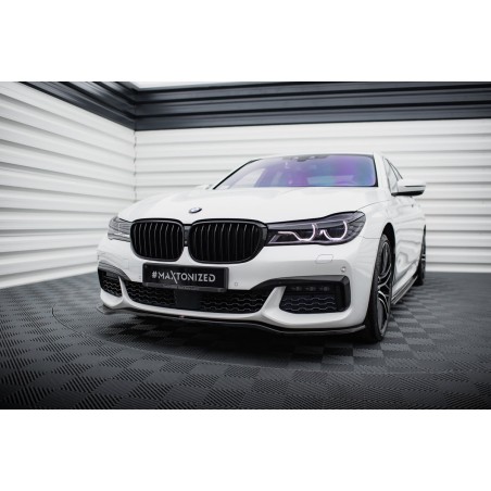 Kit carrosserie Maxton Design BMW Série 7 M-Pack G11 (2015-2018) : lame avant, bas de caisse, lame arrière, becquet