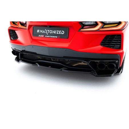 Kit carrosserie Maxton Design Chevrolet Corvette C8 (2020+) : lame avant, bas de caisse, lame arrière