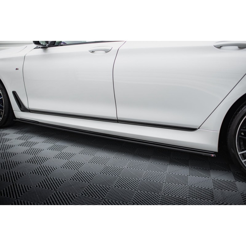 Kit carrosserie Maxton Design BMW Série 7 M-Pack G11 (2015-2018) : lame avant, bas de caisse, lame arrière, becquet