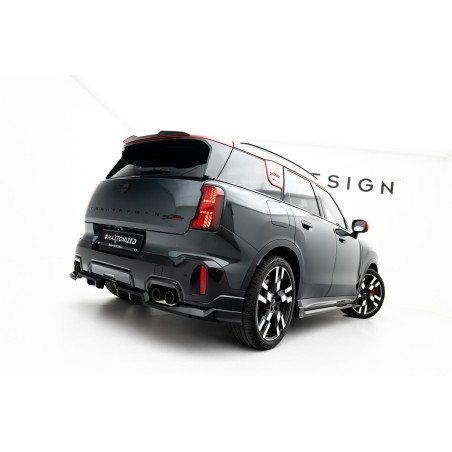 Kit carrosserie Maxton Design Mini Countryman JCW U25 (2023+) : lame avant, bas de caisse, lame arrière, becquet