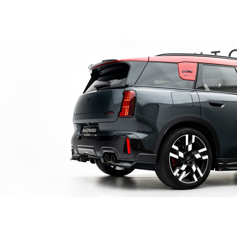 Kit carrosserie Maxton Design Mini Countryman JCW U25 (2023+) : lame avant, bas de caisse, lame arrière, becquet