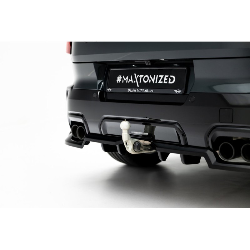 Kit carrosserie Maxton Design Mini Countryman JCW U25 (2023+) : lame avant, bas de caisse, lame arrière, becquet