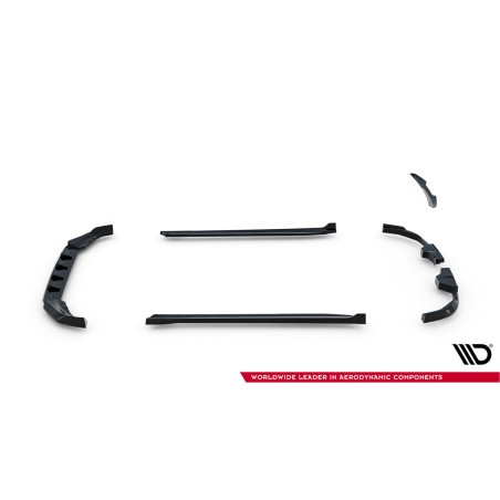 Kit carrosserie Maxton Design Mini Countryman JCW U25 (2023+) : lame avant, bas de caisse, lame arrière, becquet