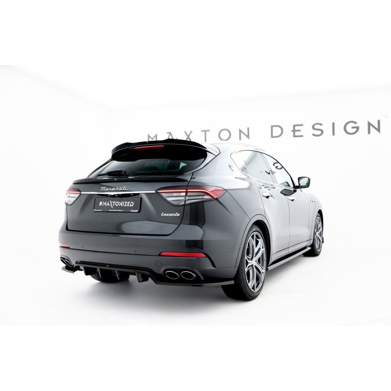 Kit carrosserie Maxton Design Maserati Levante GT Mk1 restylée (2016-2024) : lame avant, bas de caisse, lame arrière, becquet