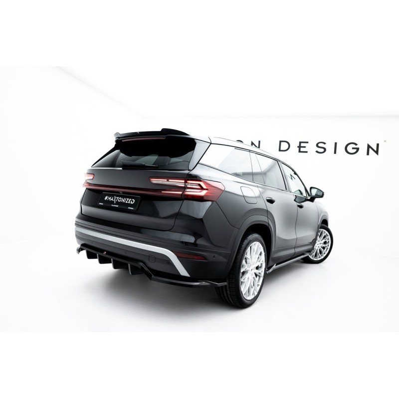 Kit carrosserie Maxton Design Skoda Kodiaq Mk2 (2024+) : lame avant, bas de caisse, lame arrière, becquet