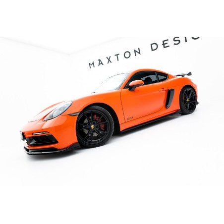 Kit carrosserie Maxton Design Porsche 718 Cayman GTS 982c (2016-2025) : lame avant, bas de caisse, lame arrière
